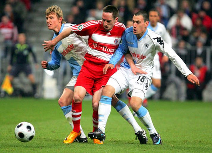 Franck Ribery í leik með Real Madrid.