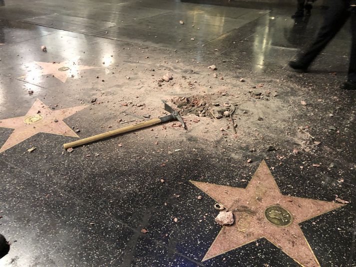 Hollywood stjarna Trumps mölvuð.