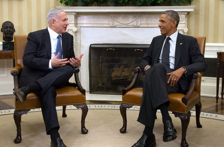 Benjamin Netanyahu og Barack Obama.
