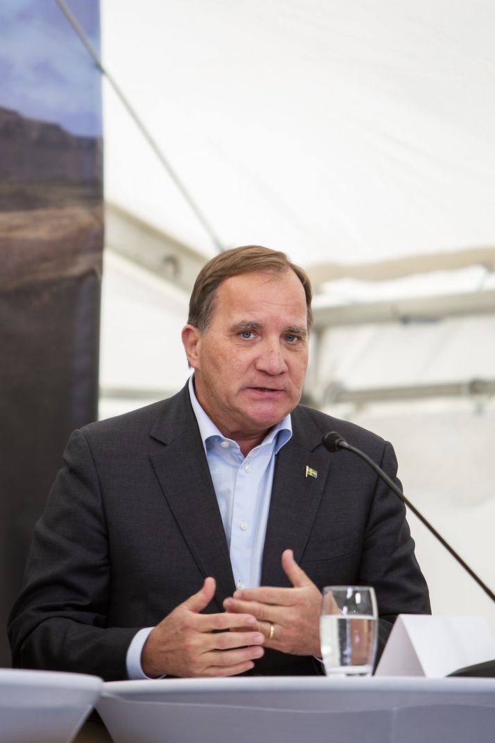 Stefan Löfven forsætisráðherra Svíþjóðar. 