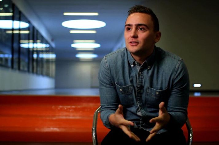 Friðrik Dór Jónsson ræðir um æskuvin sinn í myndbandinu.