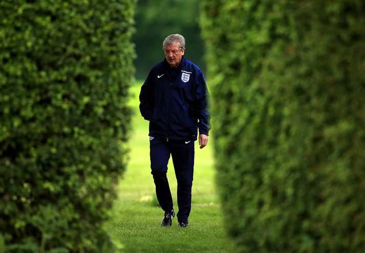 Roy Hodgson, þjálfari enska landsliðsins.