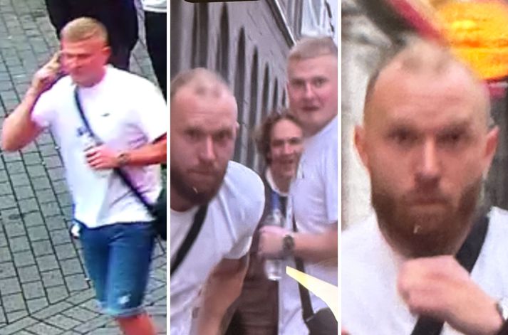 Lögreglan vill ræða við þessa menn.