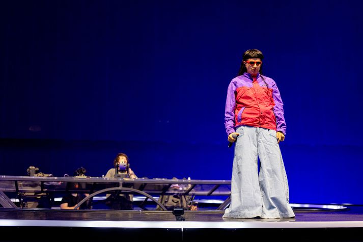 Oliver Tree kom fram á Coachella-tónlistarhátíðinni í Kaliforníu í apríl. 