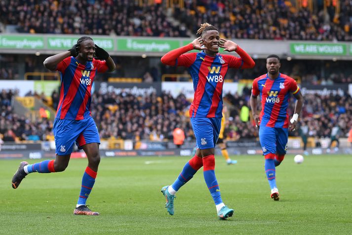 Slest hefur upp á vinskapinn hjá Wilfried Zaha og Jean-Philippe Mateta.