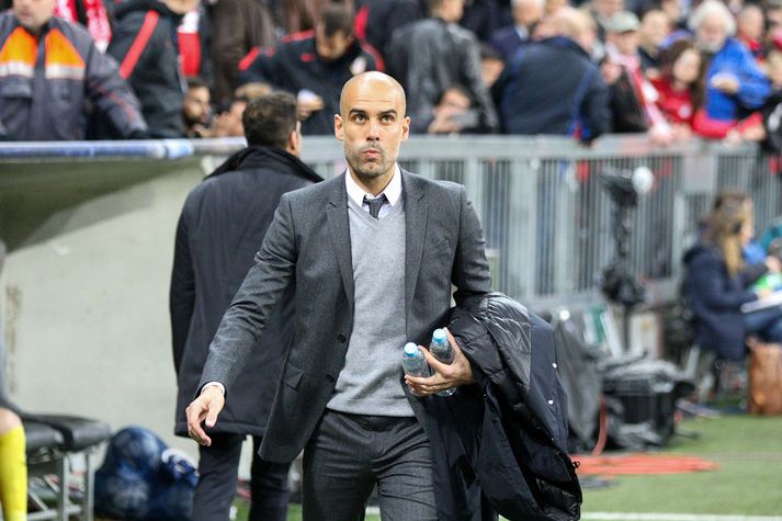 Guardiola tókst ekki að stýra Bayern til sigurs í Meistaradeildinni.