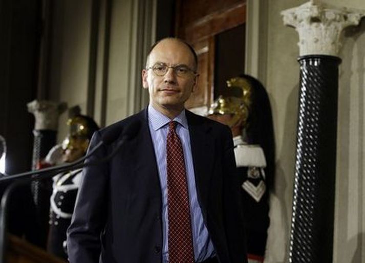 Enrico Letta. Honum lýst ekkert á stöðu mála.