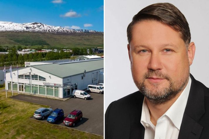 Ivan Kaufmann, meirihlutaeigandi Vélfags, (t.h.) og Vélfag stefndu ríkinu vegna frystingar fjármuna fyrirtækisins í fyrra. Kaufmann fékk heldur ekki að setjast í stjórn félagsins vegna andstöðu utanríkisráðuneytisins.