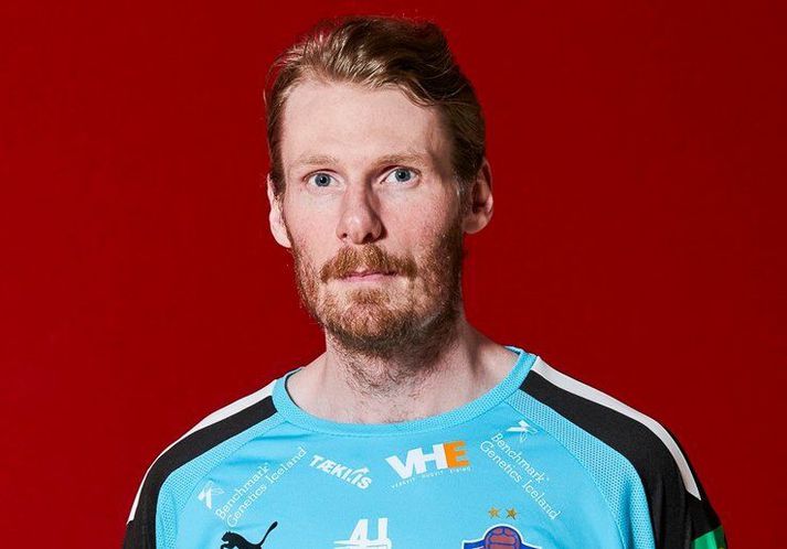 Aron Rafn Eðvarðsson, markvörður Hauka, var hetja kvöldsins.