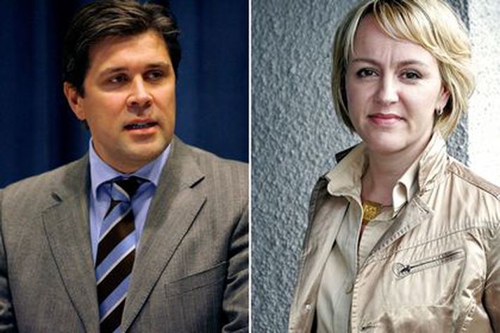 Hanna Birna og Bjarni Benediktsson.