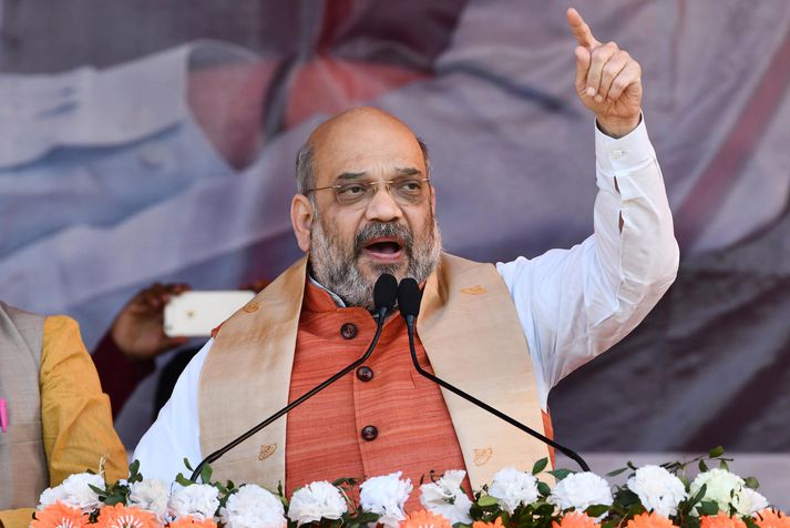 Amit Shah kallaði ólöglega innflytjendur termíta í ræðu í Vestur-Bengal.