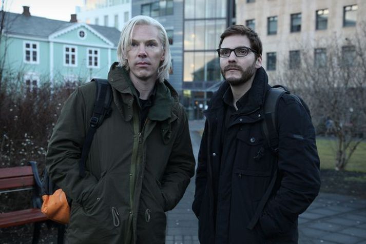 Úr kvikmyndinni The Fifth Estate þar sem Benedict Cumberbatch fór með hlutverk Julian Assange.