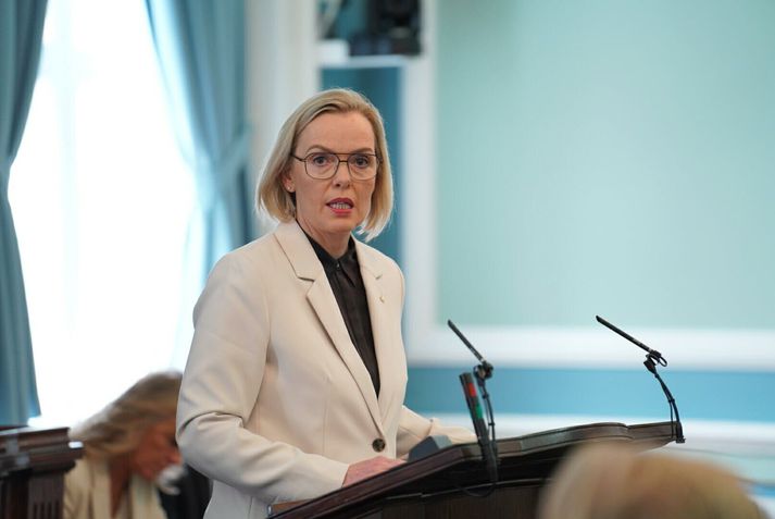 Guðrún er ekki ánægð með ákvörðun forseta.