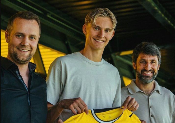 Bjarki Hrafn Garðarsson fór vel af stað með unglingaliði Dortmund.