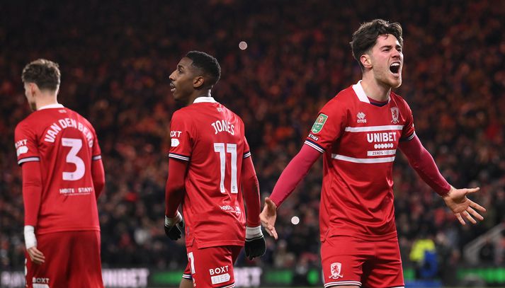 Hayden Hackney reyndist hetja Middlesbrough í kvöld.