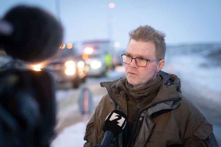 Benedikt G. Ófeigsson, fagstóri aflögunarmælinga hjá Veðurstofu Íslands, segir að gos geti í raun hafist henær sem er.