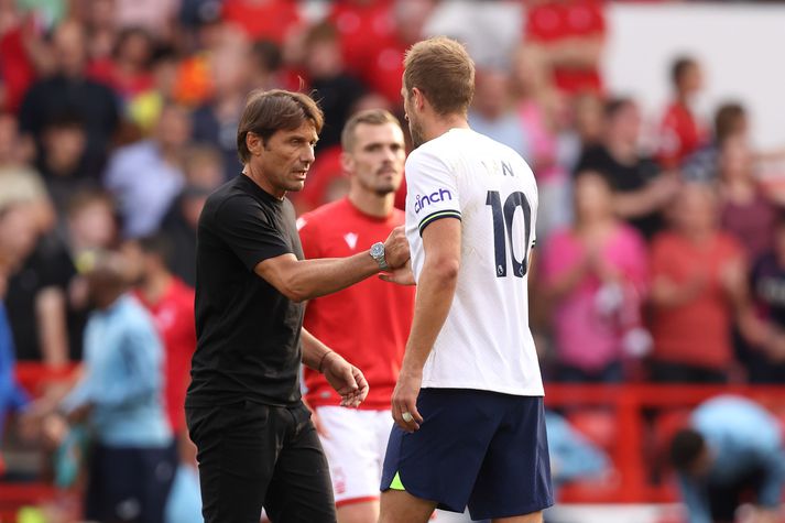 Antonio Conte hefur ekki áhyggjur af Harry Kane.