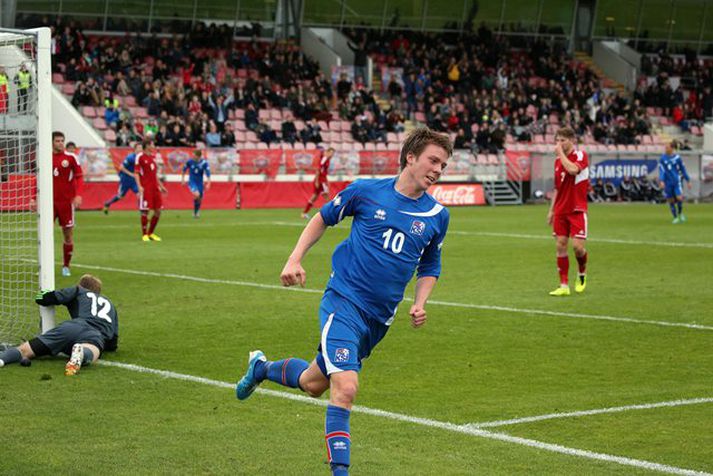 Emil Atlason hefur skorað sjö mörk í átta leikjum fyrir U-21 árs landsliðið.