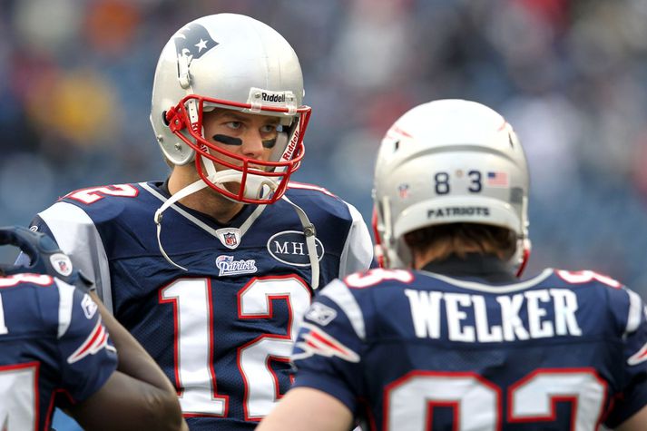 Frábæru samstarfi Tom Brady og Wes Welker er lokið.