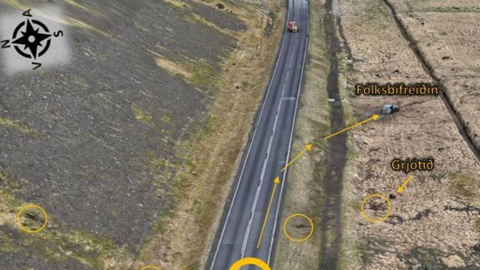 Vega­gerðin bæti hring­veginn eftir að grjót banaði ferða­manni