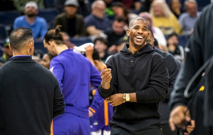 Chris Paul hefur verið svolítið frá keppni með Phoenix Suns á þessu tímabili vegna meiðsla.