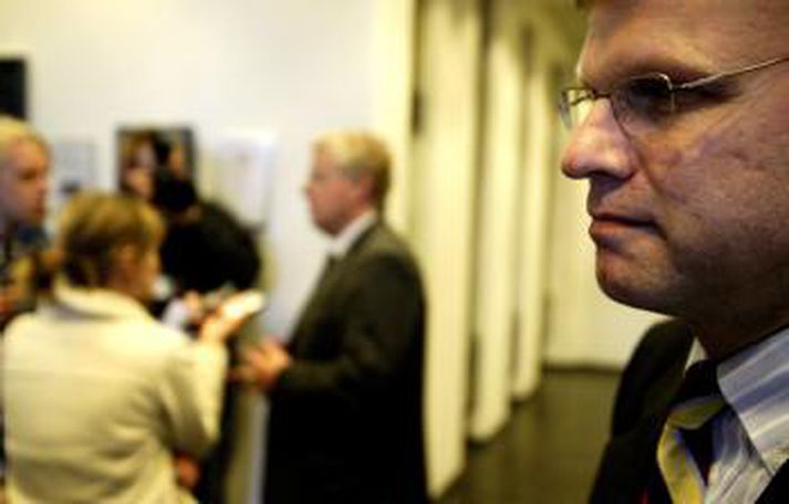 Árni M. Mathiesen fjármálaráðherra.