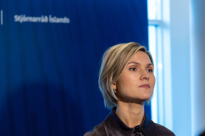 Kristrún Frostadóttir forsætisráðherra var til svara í óundirbúnum fyrirspurnartíma á Alþingi í dag.