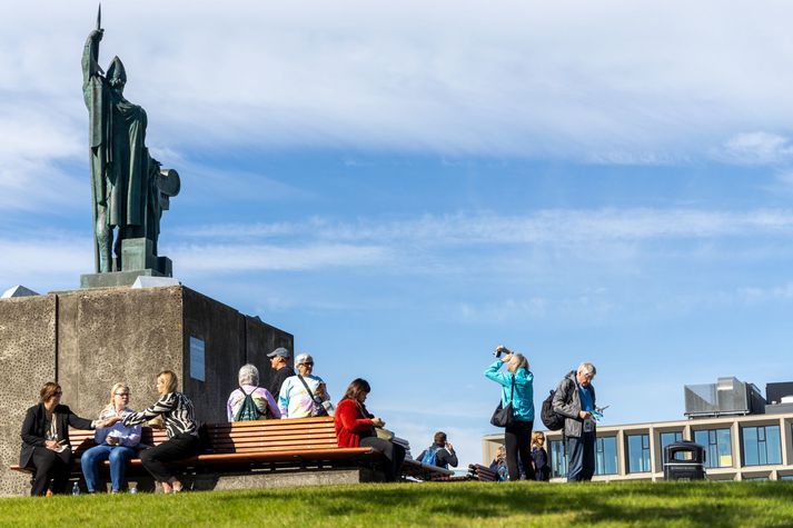 Um níu af hverjum tíu ferðamanna heimsóttu höfuðborgarsvæðið í sumar. 