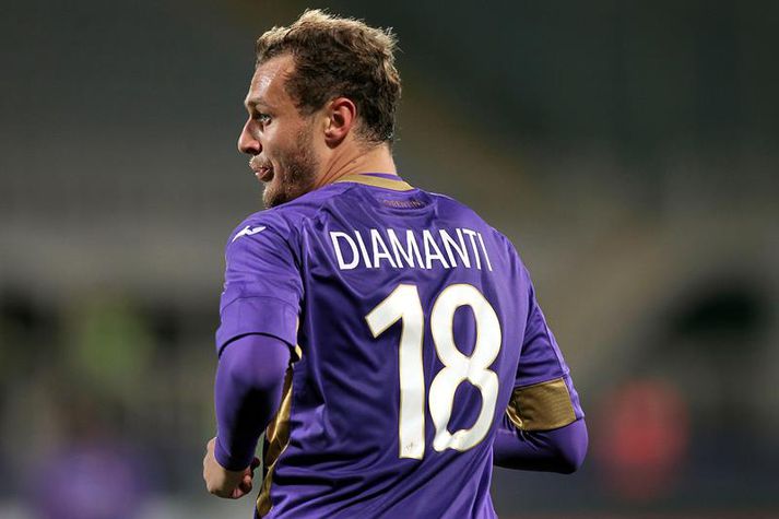 Diamanti í leik með Fiorentina.
