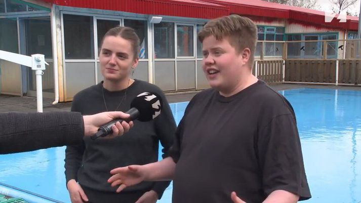 Andrea Rói Sigurbjörns forstöðumaður og Hildur Helgadóttir aðstoðarforstöðukona Reykjadals.