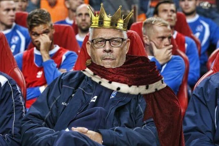 Tístarinn Aron Hlynur bjó til þessa mynd og setti á Twitter í kvöld.