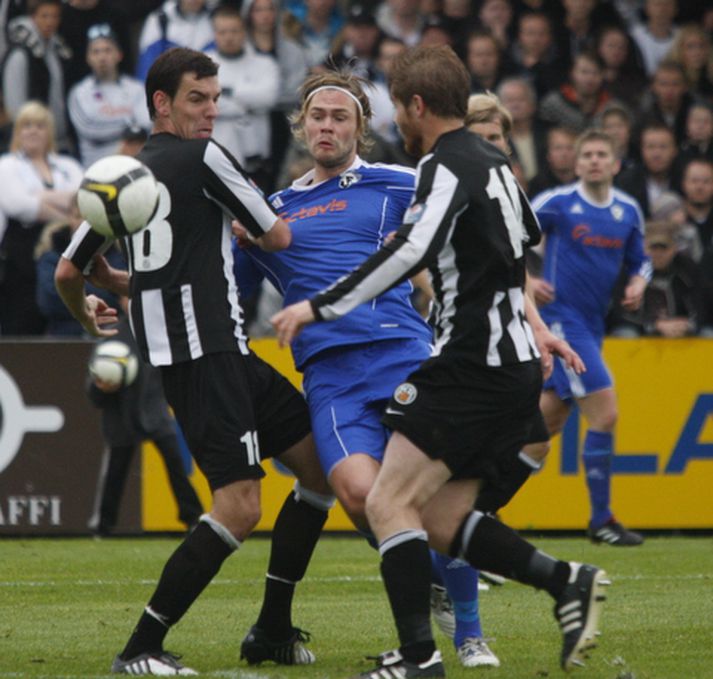 Mark Rutgers, til hægri.