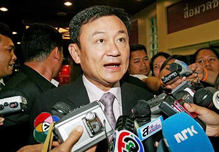 Thaksin Shinawatra, forsætisráðherra Taílands.