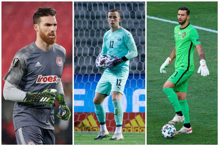 José Sá, Ögmundur Kristinsson og Rui Patricio.