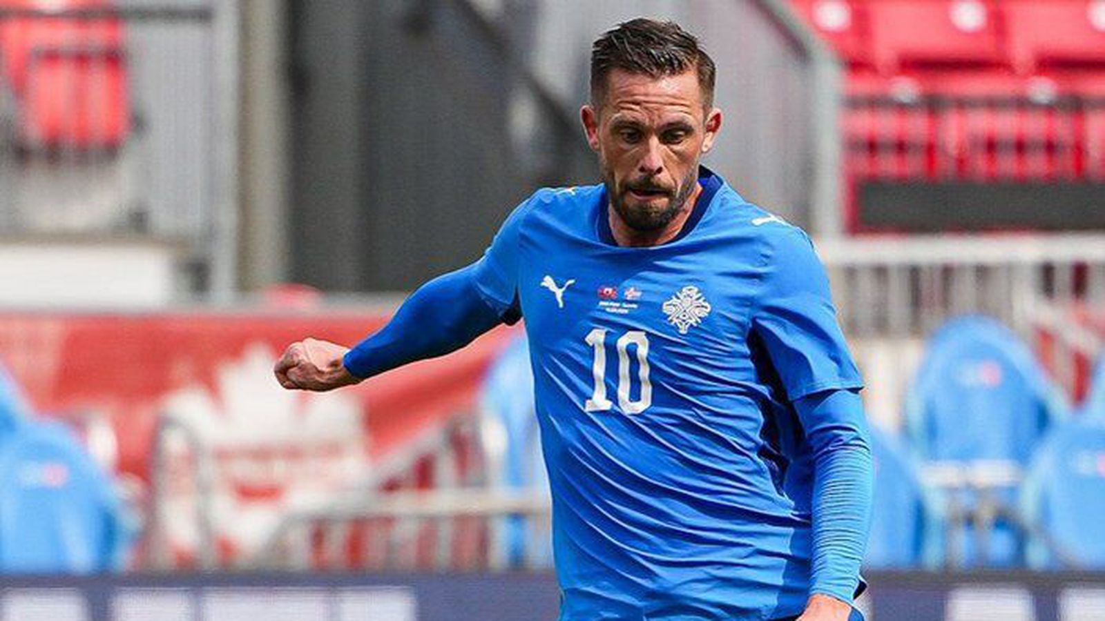 Gylfi næstelsti markaskorari í sögu ís­lenska lands­liðsins