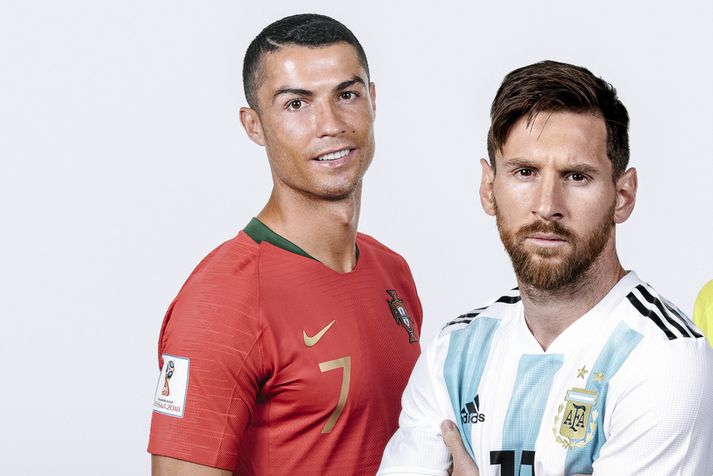 Lionel Messi og Cristiano Ronaldo.