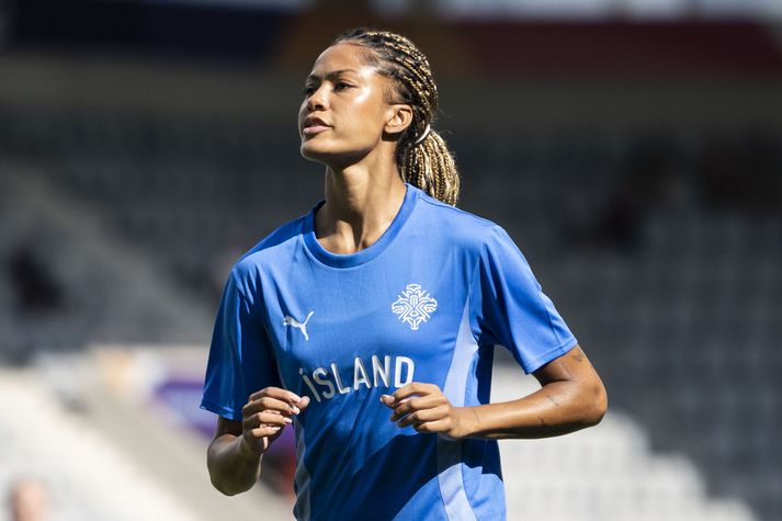 Sveindís Jane Jónsdóttir er strax byrjuð að láta til sín taka í bandarísku deildinni.