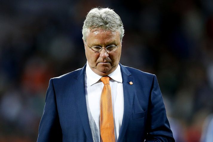 Guud Hiddink stýrir Hollandi ekki aftur gegn Íslandi.