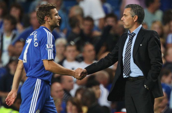 Shevchenko og Mourinho.