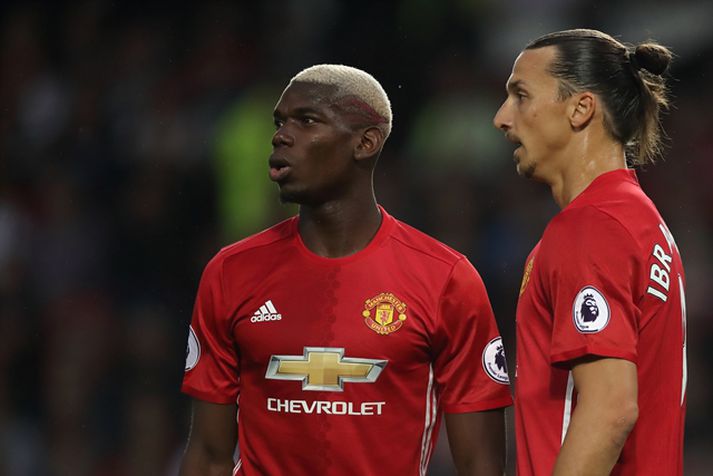 Pogba og Zlatan ná vel saman.