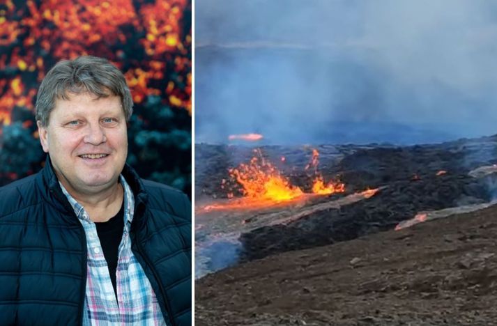 Þorvaldur Þórðarson eldfjallafræðingur segir nýjar sprungur hafa verið viðbúnar.