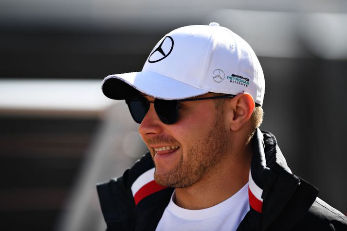 Valtteri Bottas keyrir fyrir Mercedes