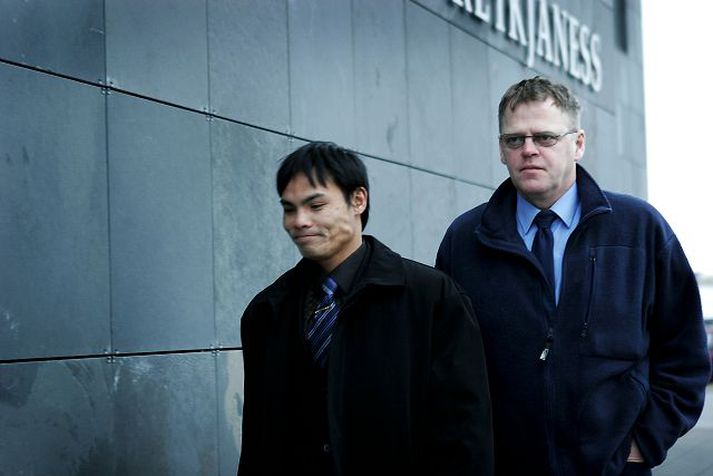 Phu Tién Nguyén. Ákærður fyrir að hafa orðið Vu Van Phong að bana í matarboði í Kópavogi í vor.