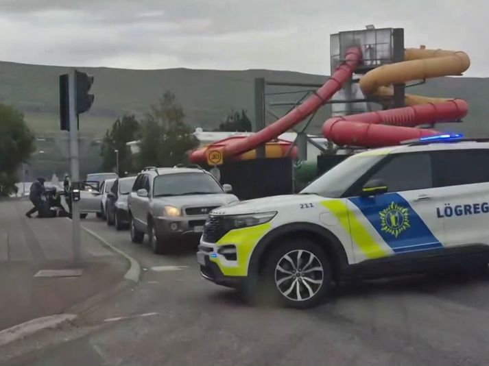 Sérsveit ríkislögreglustjóra tók þátt í aðgerðunum.