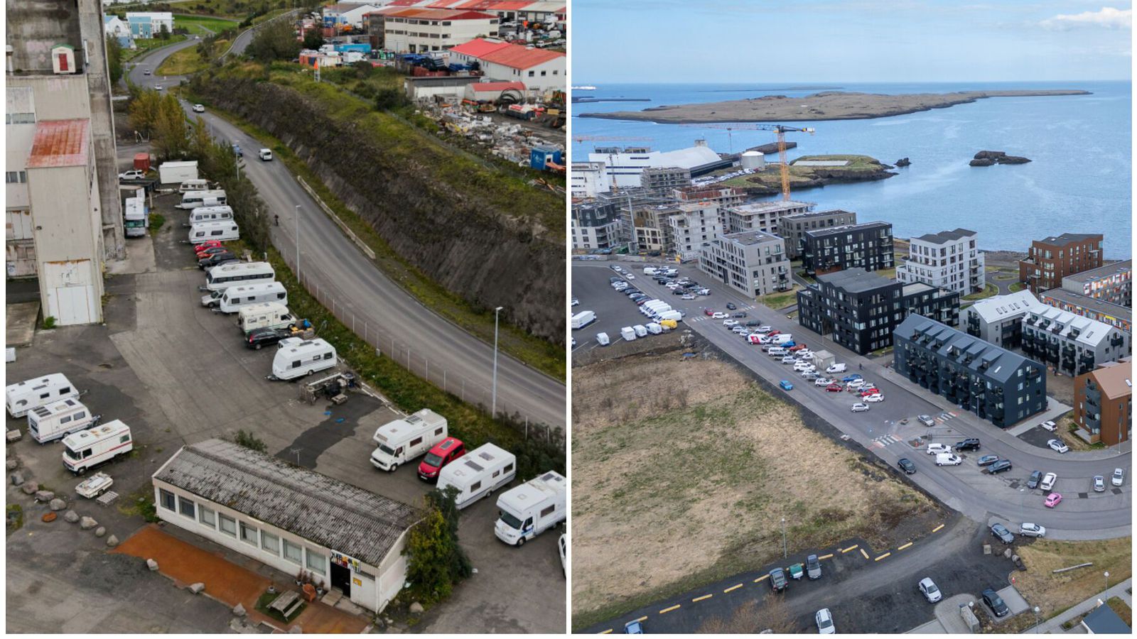 Hjólhýsabyggð færist á Gufu­nes þrátt fyrir að­finnslur