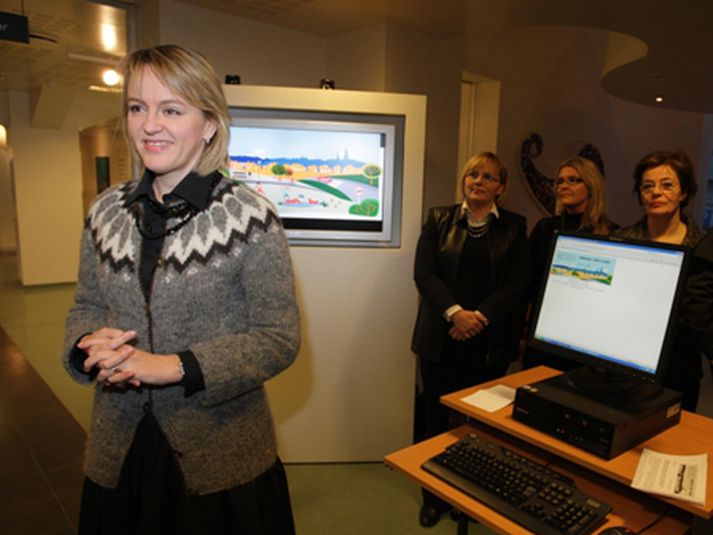 Hanna Birna Kristjánsdóttir, borgarstjóri, opnaði fyrir kosninguna 2. desember. Hún er ánægð með þátttöku borgarbúa í verkefninu.