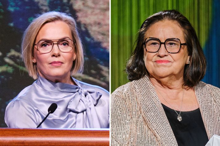 Guðrún sótti að Ingu í fyrirspurnartíma en Inga lét Guðrúnu ekki eiga neitt inni hjá sér og svaraði af miklum krafti.