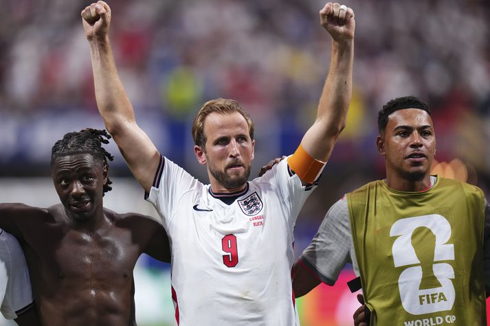Harry Kane hefur skorað fimm mörk á HM. Aðeins Lionel Messi og Kylian Mbappé hafa skorað meira.