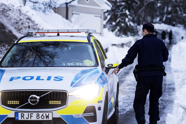 Aldrei áður hefur lögreglumaður í Svíþjóð verið ákærður fyrir manndráp, hvað þá sakfelldur. Myndin tengist fréttinni ekki beint. 