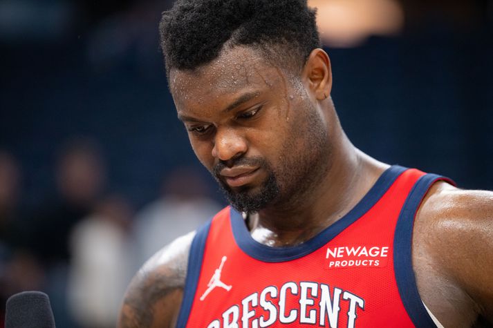 Tímabilinu er lokið hjá Zion Williamson.